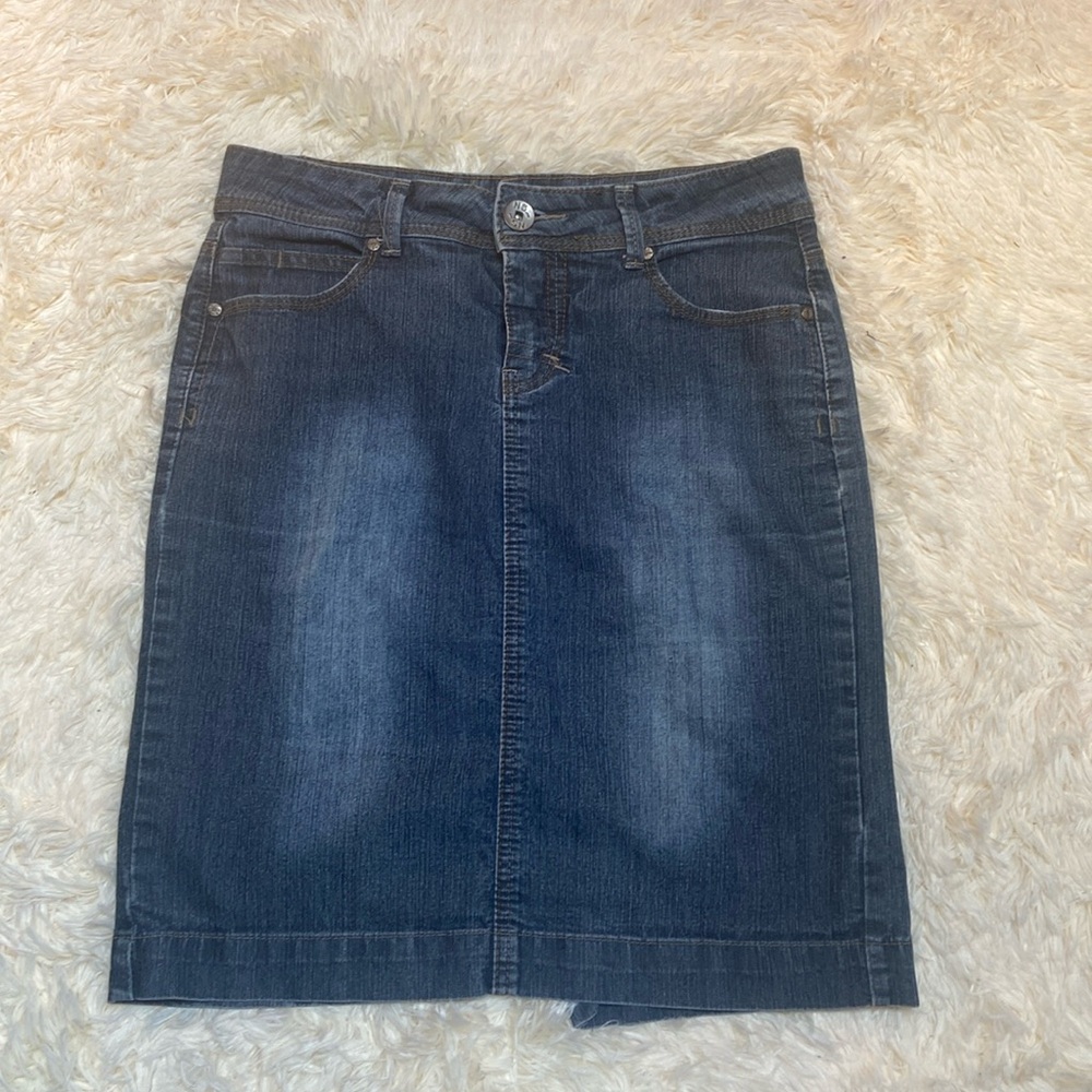 North Stule denim‎ skirt
